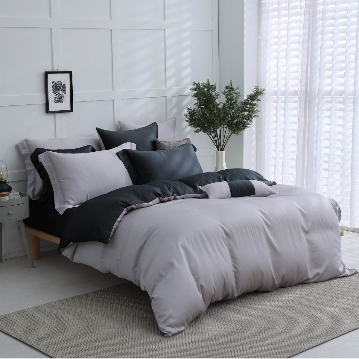 【素色自由配】60支天絲/特大7尺/床包枕套被套自由配/銀河隕石/0657