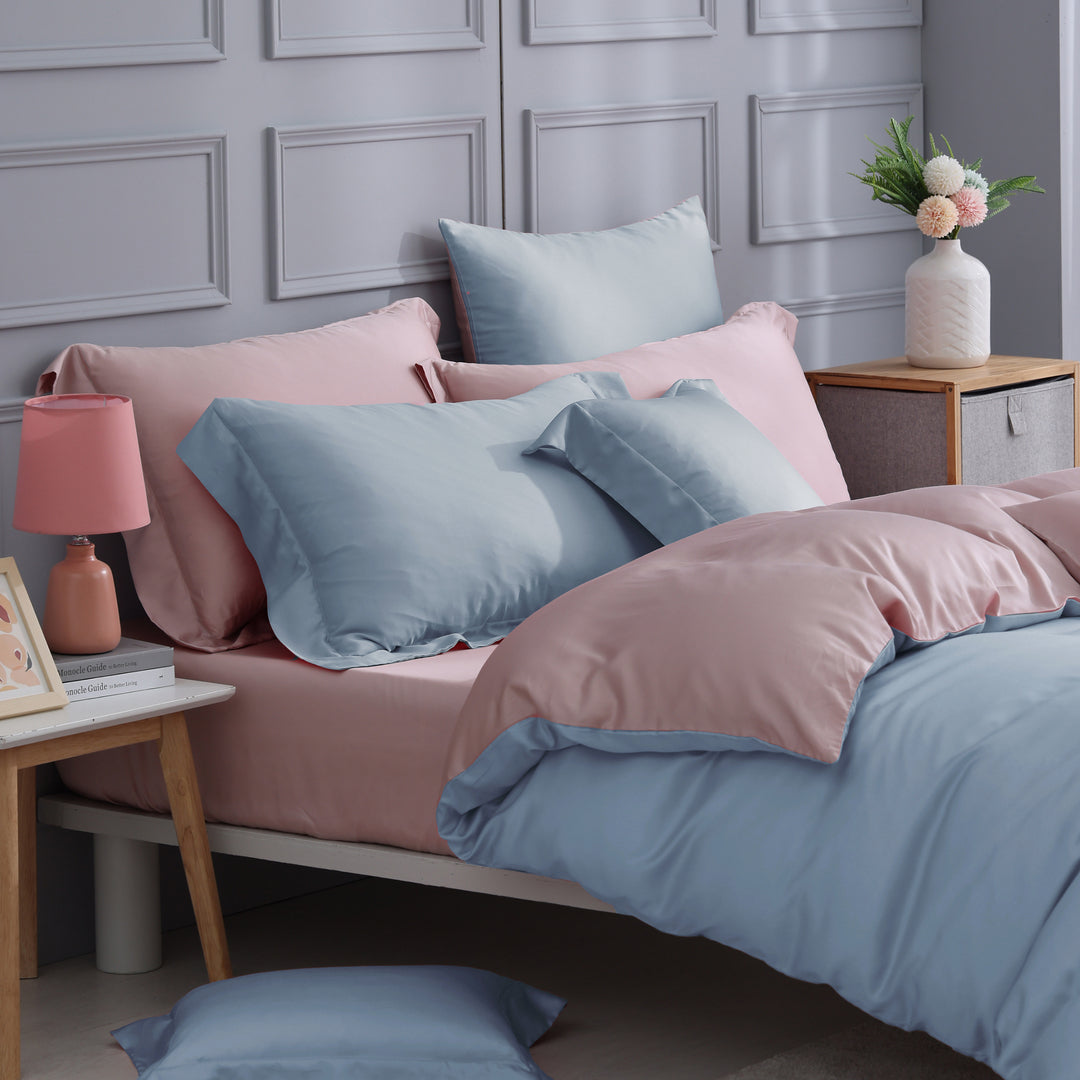 【IKEA歐規】60支天絲/IKEA歐規/床包枕套被套/長度200公分/焦糖冰晶/0659