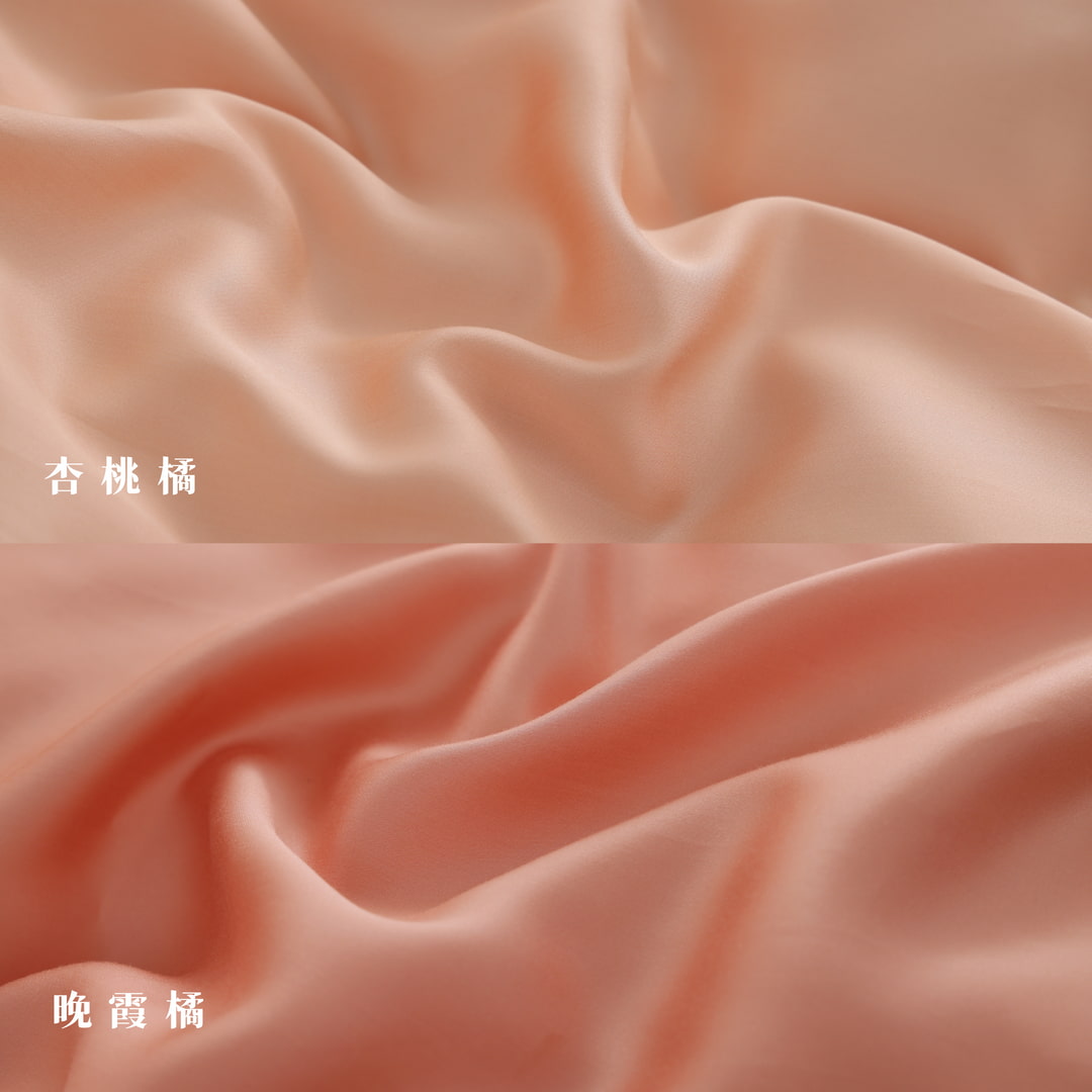 60支天絲/床包枕套被套/單人雙人加大特大/杏桃晚霞/0662