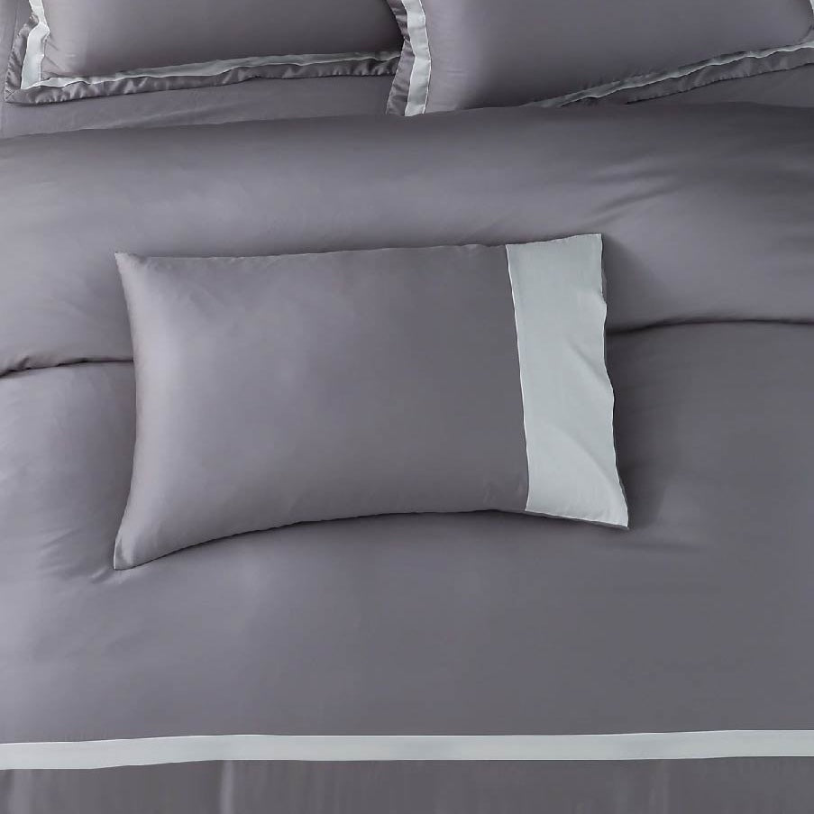 100支天絲/床包枕套被套/單人雙人加大特大/都市灰/0850