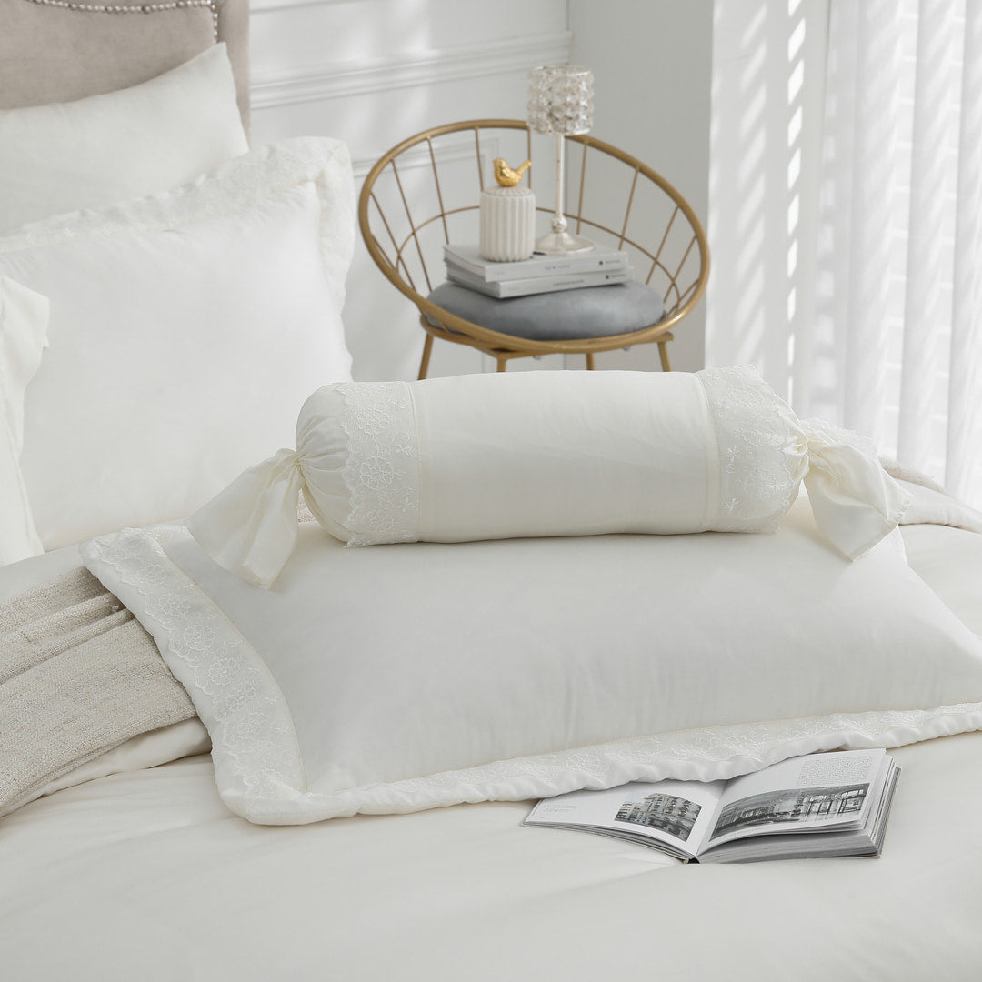 【IKEA歐規】100支天絲/IKEA歐規/床包枕套被套/長度200公分/雪映白/0855