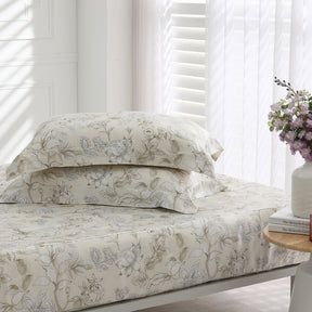 【IKEA歐規】60支天絲/IKEA歐規/床包枕套被套/長度200公分/紫霞幽韻/0605