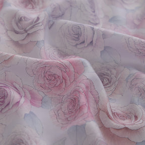 60支天絲/中式床裙鋪棉床罩七件式/雙人5尺加大6尺特大7尺/曦光玫語/0606