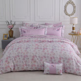 60支天絲/中式床裙鋪棉床罩七件式/雙人5尺加大6尺特大7尺/曦光玫語/0606