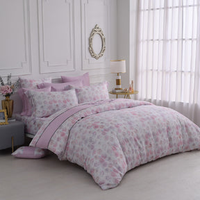 【IKEA歐規】60支天絲/IKEA歐規/床包枕套被套/長度200公分/曦光玫語/0606