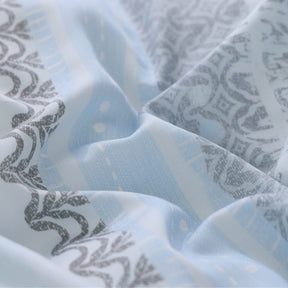 【IKEA歐規】60支天絲/IKEA歐規/床包枕套被套/長度200公分/冰藍之序/0610