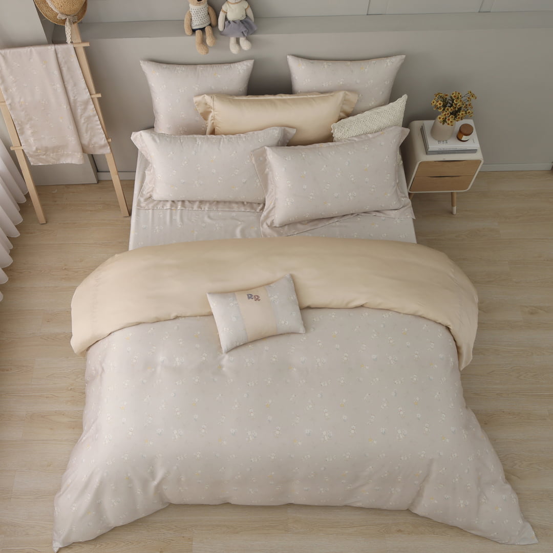 【IKEA歐規】60支天絲/IKEA歐規/床包枕套被套/長度200公分/花野兔夢/0611