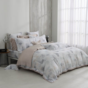 【IKEA歐規】100支天絲/IKEA歐規/床包枕套被套/長度200公分/暮光霧影/0806