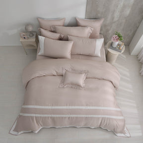 【IKEA歐規】100支天絲/IKEA歐規/床包枕套被套/長度200公分/暮光灰/0856