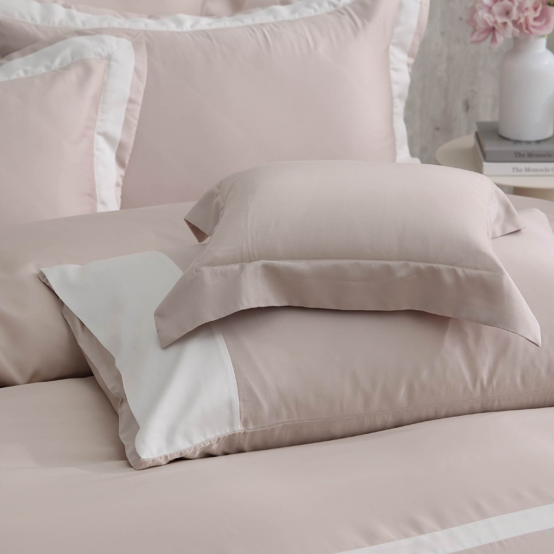 【IKEA歐規】100支天絲/IKEA歐規/床包枕套被套/長度200公分/暮光灰/0856