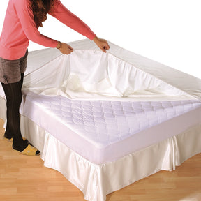 床包式防水透氣保潔墊/單人雙人加大特大客製化尺寸/專利科技材質物理性防蟎抗菌